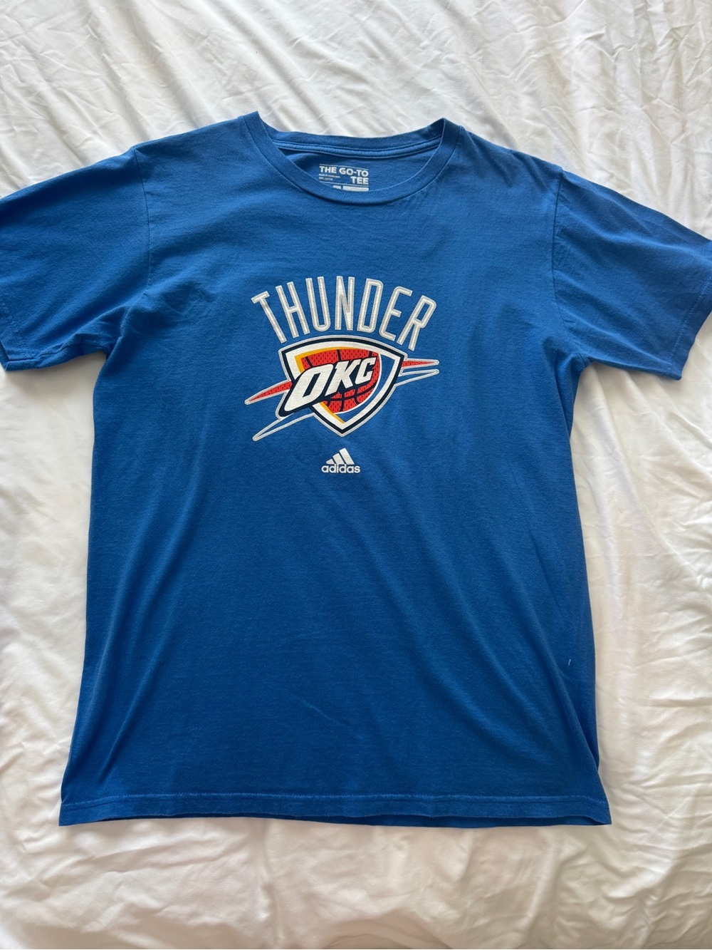 Adidas Kevin Durant Oklahoma City Thunder Blue Graphic Tee